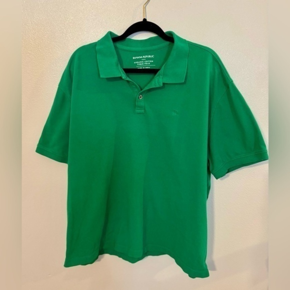 Banana Republic Green Polo Shirt